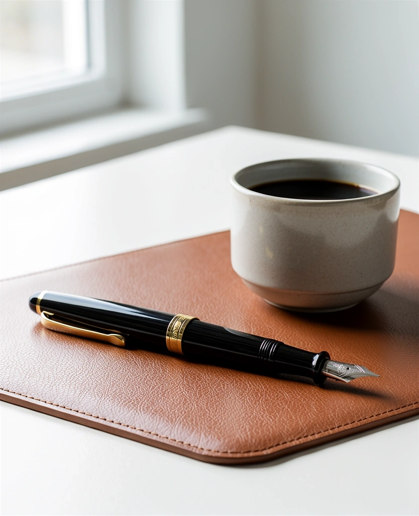 Simbol fokus dan persiapan kerja yang matang